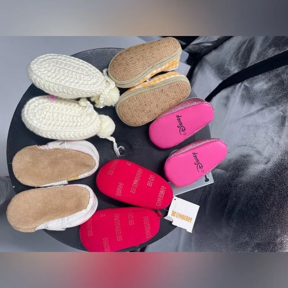 Bundle of five infant girls shoes, new‎ condition